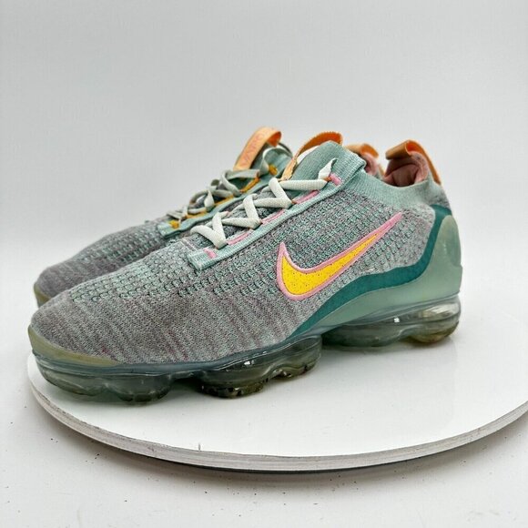 Nike Air VaporMax Flyknit Men Size 7 DH4088-300 Blue Light Dew Training Shoes - Picture 1 of 13